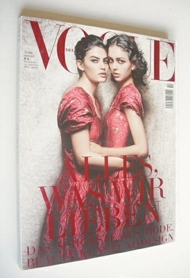 German Vogue magazine - October 2006 - Alyssa Miller and Darla Baker cover