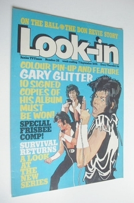 <!--1974-09-07-->Look In magazine - Gary Glitter cover (7 September 1974)