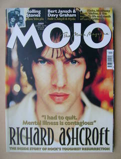 MOJO magazine - Richard Ashcroft cover (July 2000 - Issue 80)