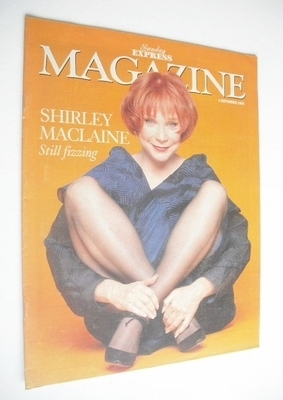 Sunday Express magazine - 4 September 1994 - Shirley Maclaine cover