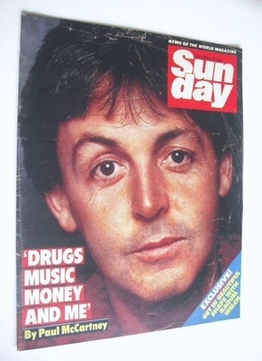 Sunday magazine - 30 September 1984 - Paul McCartney cover