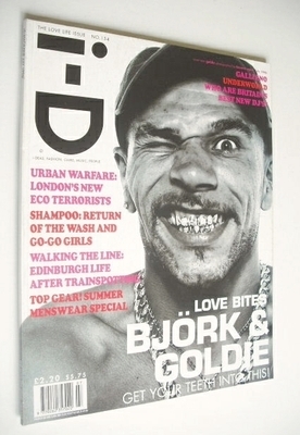 i-D magazine - Goldie cover (July 1996 - No 154)