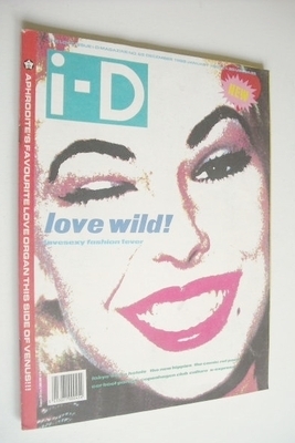 i-D magazine - Love Wild cover (December 1988 - Issue 65)