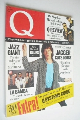 Q magazine - Mick Jagger cover (October 1987)