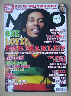 MOJO magazine - Bob Marley cover (July 2007 - Issue 164)