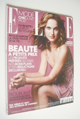 French Elle magazine - 14 January 2008 - Natalie Portman cover