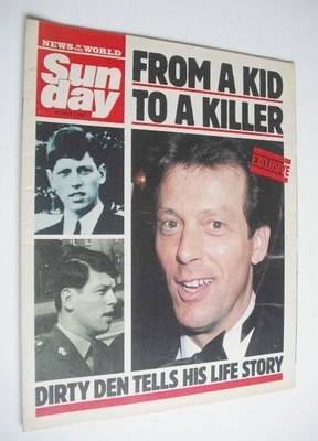 Sunday magazine - 2 October 1988 - Leslie Grantham cover