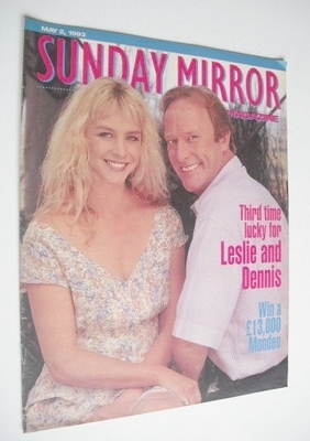 <!--1993-05-02-->Sunday Mirror magazine - Leslie Ash and Dennis Waterman co