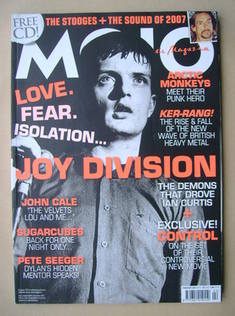 <!--2007-02-->MOJO magazine - Ian Curtis cover (February 2007 - Issue 159)