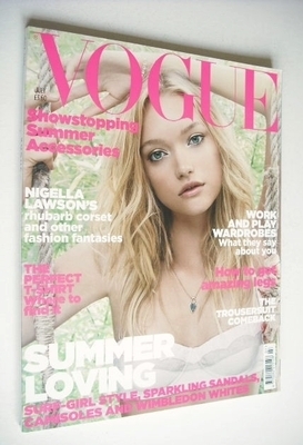 British Vogue magazine - July 2006 - Gemma Ward cover