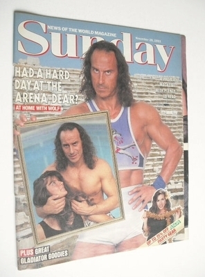 Sunday magazine - 28 November 1993 - Michael Van Wijk cover