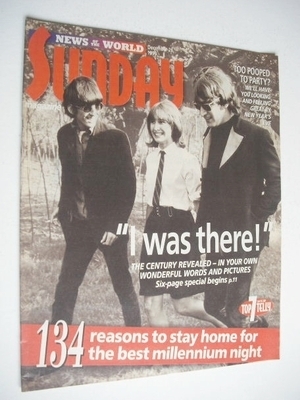 Sunday magazine - 26 December 1999 - John Lennon and Ringo Starr cover