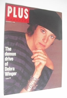 Plus magazine - Debra Winger cover (14 November 1990)