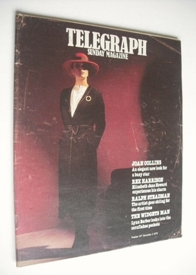 The Sunday Telegraph magazine - Joan Collins cover (2 December 1979)