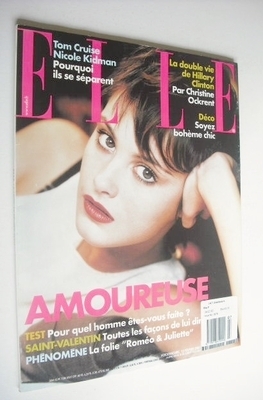 <!--2001-02-12-->French Elle magazine - 12 February 2001 - Trish Goff cover