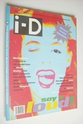 i-D magazine - Say It Loud cover (June 1989 - Issue 70)
