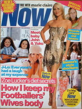 Now magazine - Zoe Lucker cover (Special Promotional issue)