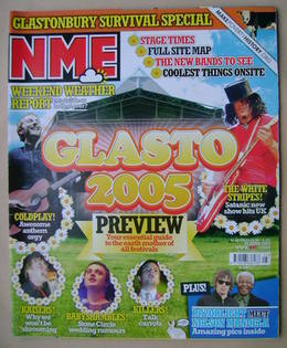NME magazine - Glasto 2005 cover (25 June 2005)