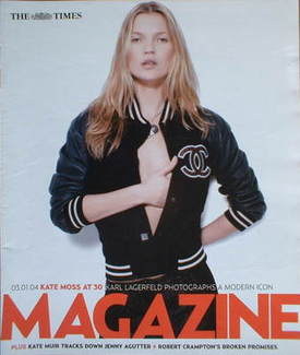 The Times magazine - Kate Moss cover (3 January 2004)