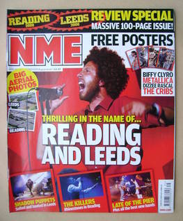 NME magazine - Zack de la Rocha cover (30 August 2008)