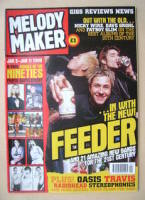 <!--2000-01-05-->Melody Maker magazine - Feeder cover (5-11 January 2000)