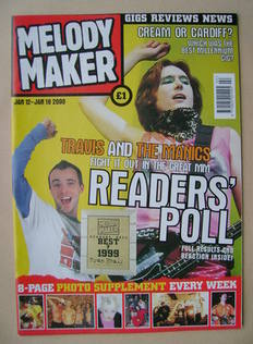 <!--2000-01-12-->Melody Maker magazine - Readers' Poll cover (12-18 January