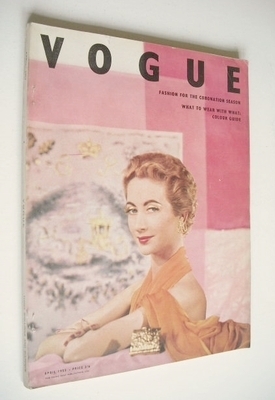 British Vogue magazine - April 1953 (Vintage Issue)