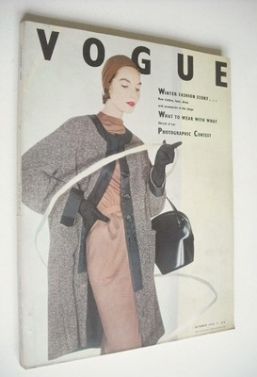 British Vogue magazine - October 1953 (Vintage Issue)