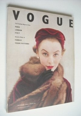 British Vogue magazine - September 1953 (Vintage Issue)