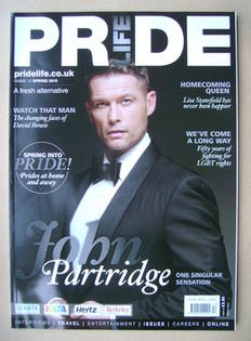 Pride Life magazine - John Partridge cover (Spring 2013 - Issue 12)