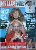 Hello! magazine - Sean Connery and Micheline cover (6 October 1990 - Issue 122)