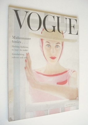 British Vogue magazine - July 1954 (Vintage Issue)