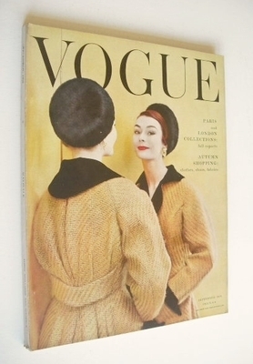 British Vogue magazine - September 1954 (Vintage Issue)