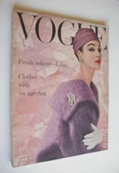 British Vogue magazine - February 1956 (Vintage Issue)