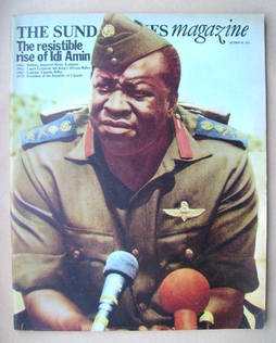 The Sunday Times magazine - Idi Amin cover (29 October 1972)