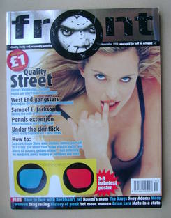 <!--1998-11-->Front magazine - Tracy Shaw cover (November 1998)