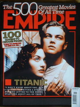 Empire magazine - Kate Winslet and Leonardo DiCaprio Titanic cover (November 2008 - Issue 233)