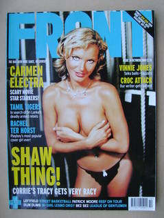 Front magazine - Tracy Shaw cover (October 2000)