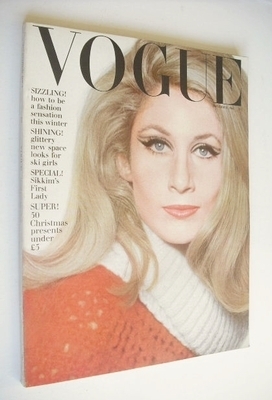 British Vogue magazine - November 1964 - Jane Holzer cover