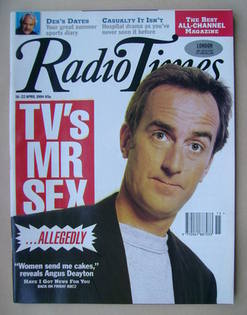 Radio Times magazine - Angus Deayton cover (16-22 April 1994)