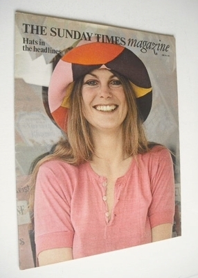 The Sunday Times magazine - Hats In The Headlines cover (20 June 1971)