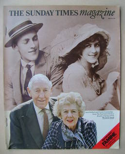 The Sunday Times magazine - Jack Hulbert and Cicely Courtneidge cover (28 July 1974)