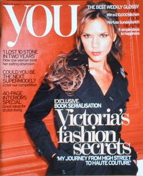 You magazine - Victoria Beckham cover (15 October 2006)