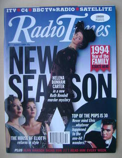 Radio Times magazine - Helena Bonham Carter cover (1-7 January 1994)