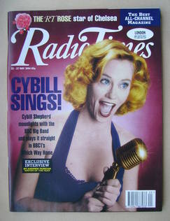 Radio Times magazine - Cybill Shepherd cover (21-27 May 1994)