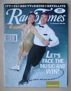 Radio Times magazine - Jayne Torvill and Christopher Dean cover (12-18 February 1994)