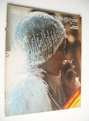 The Sunday Times magazine - Gatsby Revisited cover (14 October 1973)