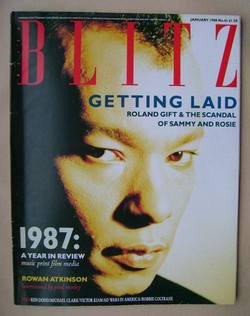 <!--1988-01-->Blitz magazine - January 1988 - Roland Gift cover