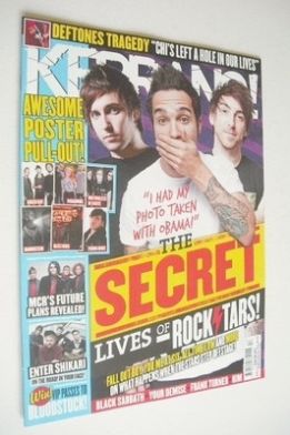 Kerrang magazine - The Secret Lives Of Rock Stars cover (27 April 2013 - Issue 1463)