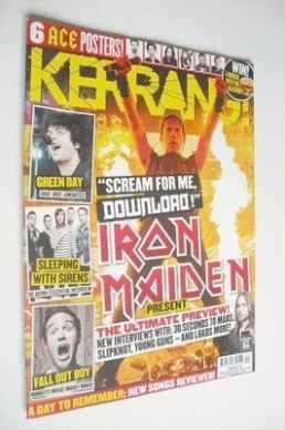 Kerrang magazine - Iron Maiden cover (15 June 2013 - Issue 1470)
